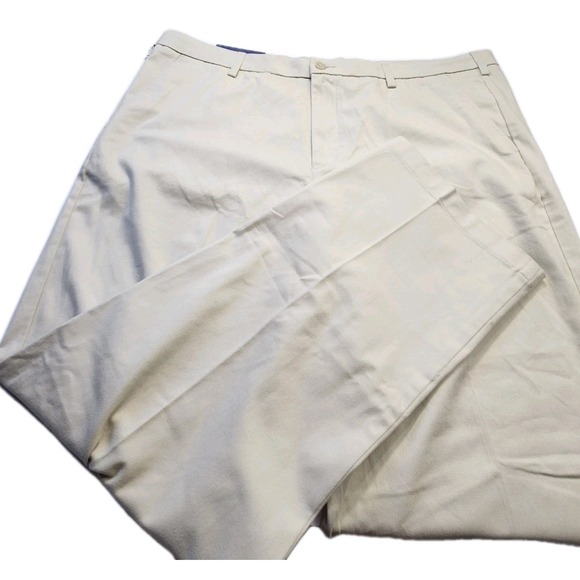 croft & barrow Other - Croft & Barrow Mens 46x32 Khaki Pants Beige Easy Care Relaxed Fit Big & Tall NWT